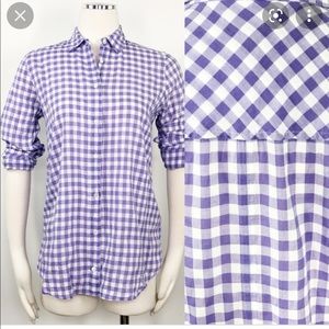 JCrew Classic Fit Shirt in Gingham